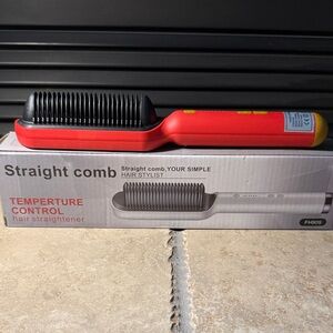 Straight Comb, Hair Straightener- New in Box